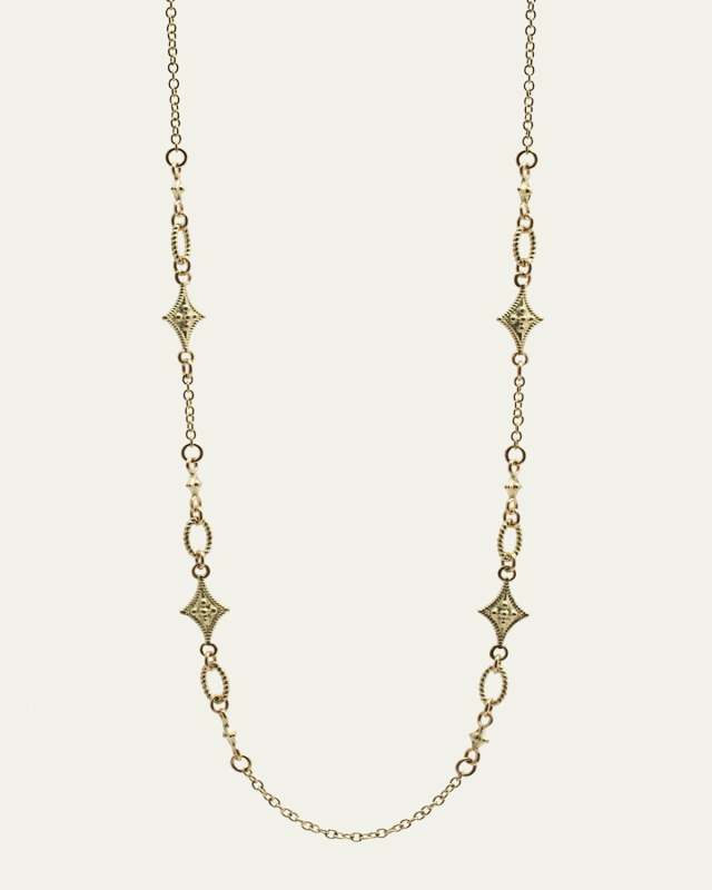 Old World Sueno Crivelli Toggle Lariat Necklace